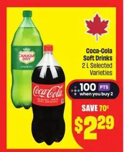 FreshCo Coca-Cola Soft Drinks 2 L Selected Varieties offer