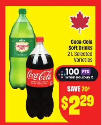 FreshCo Coca-Cola Soft Drinks 2 L Selected Varieties offer