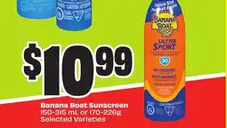 FreshCo Banana Boat Sunscreen 150-315 mL or 170-226g Selected Varieties offer