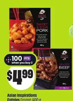 FreshCo Asian Inspirations Entrees Frozen 400 g offer