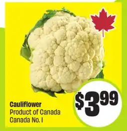 FreshCo Cauliflower Product of Canada Canada No. 1 offer