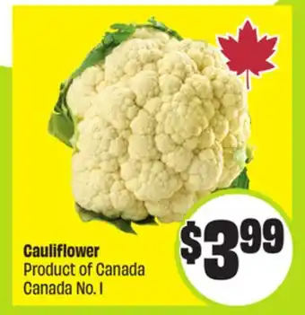 FreshCo Cauliflower Product of Canada Canada No. 1 offer