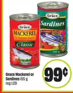 FreshCo Grace Mackerel or Sardines 155 g offer