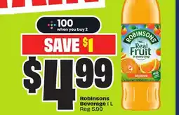 FreshCo Robinsons Beverage 1 L offer