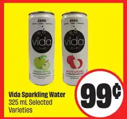 FreshCo Vida Sparkling Water 325 mL Selected Varieties offer