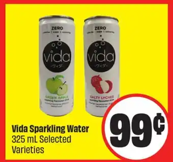 FreshCo Vida Sparkling Water 325 mL Selected Varieties offer