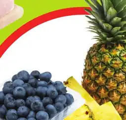 FreshCo Blueberries 170 g Product of USA No. 1 Grade o Golden Pineapples Product of Costa Rica offer