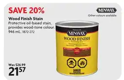 Home Hardware Wood Finish Stain offer