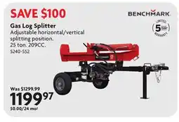 Home Hardware Gas Log Splitter offer