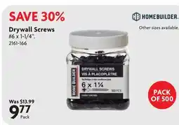 Home Hardware Drywall Screws offer