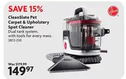 Home Hardware Cleanslate Pet Carpet & Upholstery Spot Cleaner offer