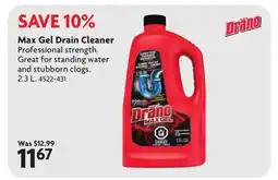 Home Hardware Max Gel Drain Cleaner offer