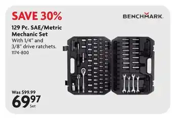 Home Hardware 129 Pc. SAE/Metric Mechanic Set offer