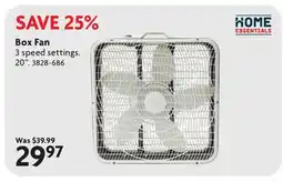 Home Hardware Box Fan offer