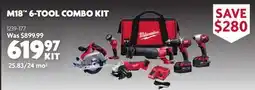 Home Hardware M18 6-TOOL COMBO KIT offer