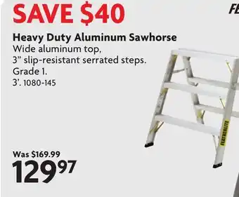 Home Hardware Heavy Duty Aluminum Sawhorse offer