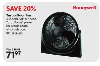 Home Hardware Turbo Floor Fan offer