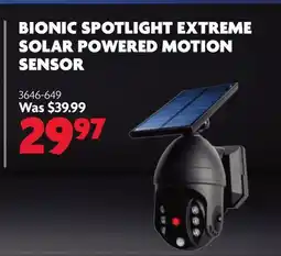 Home Hardware BIONIC SPOTLIGHT EXTREME SOLAR POWERED MOTION SENSOR offer