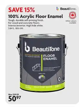 Home Hardware 100% Acrylic Floor Enamel offer