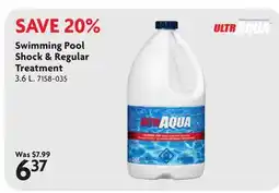 Home Hardware Swimming Pool Shock & Regular Treatment offer