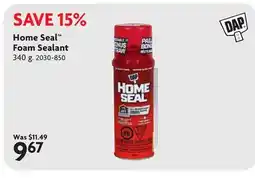 Home Hardware Home Seal Foam Sealant offer