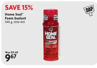 Home Hardware Home Seal Foam Sealant offer