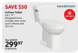 Home Hardware Artisan Toilet offer