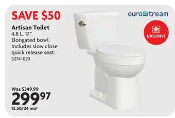 Home Hardware Artisan Toilet offer