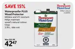 Home Hardware Waterproofer PLUS Wood Protector offer