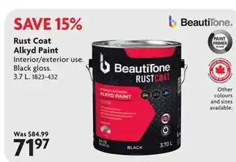Home Hardware Rust Coat Alkyd Paint offer