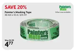 Home Hardware Painter's Masking Tape offer