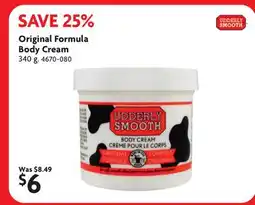 Home Hardware Original Formula Body Cream offer