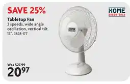 Home Hardware Tabletop Fan offer