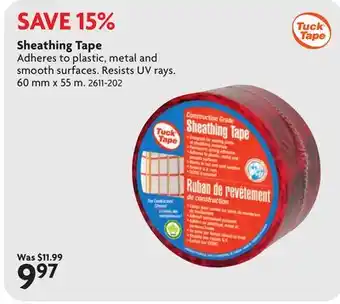 Home Hardware Sheathing Tape offer