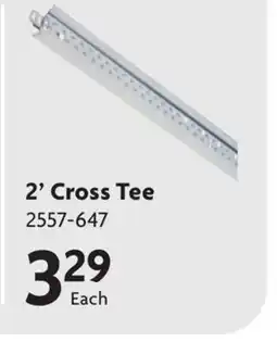 Home Hardware 2' Cross Tee Suspended Ceiling Grid offer