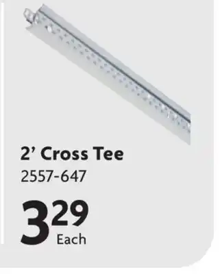 Home Hardware 2' Cross Tee Suspended Ceiling Grid offer