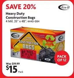 Home Hardware Heavy Duty Construction Bags offer