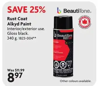 Home Hardware Rust Coat Alkyd Paint offer