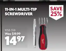 Home Hardware 11-IN-1 MULTI-TIP SCREWDRIVER offer