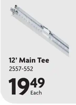 Home Hardware 12' Main Tee Suspended Ceiling Grid offer