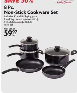Home Hardware 8 Pc. Non-Stick Cookware Set offer
