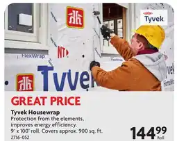 Home Hardware Tyvek Housewrap offer