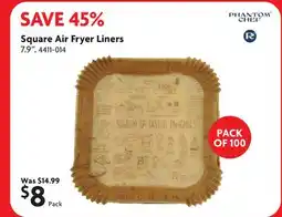 Home Hardware Square Air Fryer Liners offer