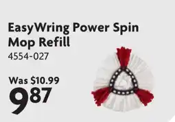 Home Hardware Easy Wring Power Spin Mop Refill offer