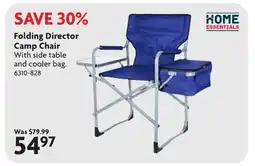 Home Hardware Folding Director Camp Chair offer