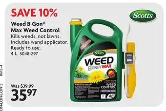 Home Hardware Weed B Gon Max Weed Control offer