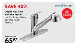 Home Hardware Oralie Pull Out Kitchen Faucet offer