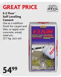 Home Hardware E-Z Flow Self Levelling Cement offer