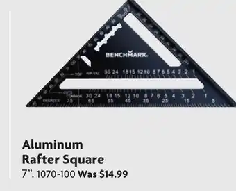 Home Hardware 7 Aluminum Rafter Square offer