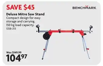Home Hardware Deluxe Mitre Saw Stand offer